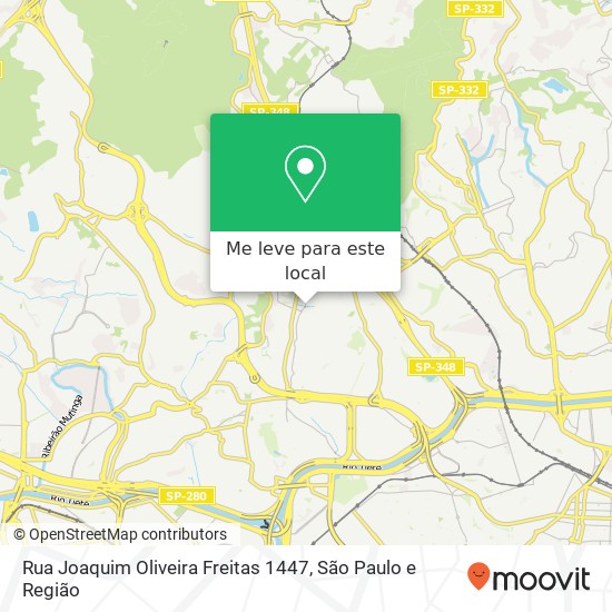 Rua Joaquim Oliveira Freitas 1447 mapa