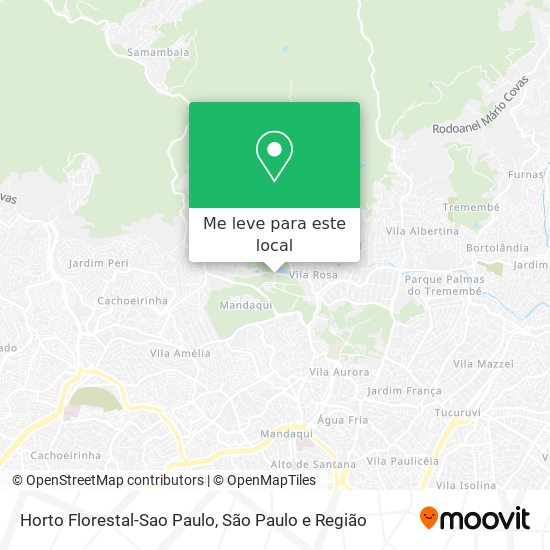 Horto Florestal-Sao Paulo mapa