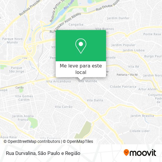 Rua Durvalina mapa