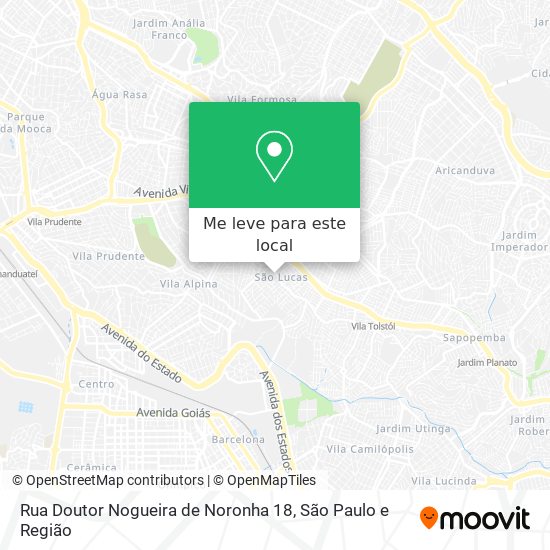 Rua Doutor Nogueira de Noronha 18 mapa