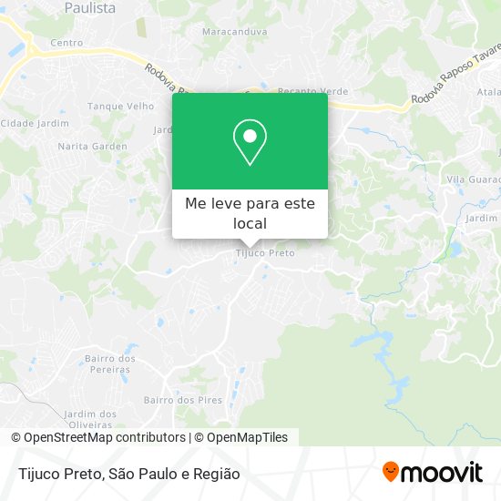 Tijuco Preto mapa