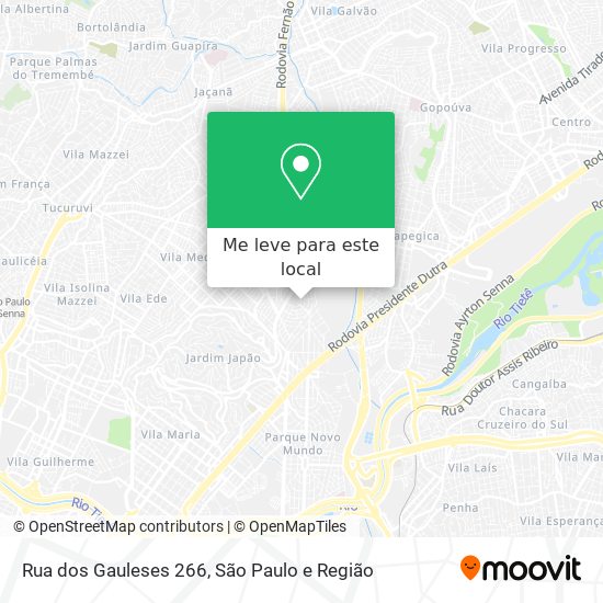 Rua dos Gauleses 266 mapa