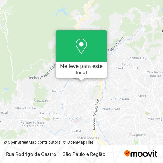 Rua Rodrigo de Castro 1 mapa