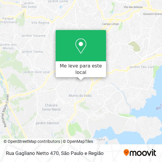 Rua Gagliano Netto 470 mapa