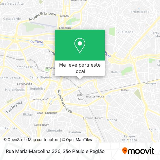 Rua Maria Marcolina 326 mapa