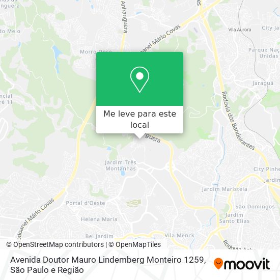 Avenida Doutor Mauro Lindemberg Monteiro 1259 mapa