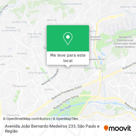 Avenida João Bernardo Medeiros 233 mapa