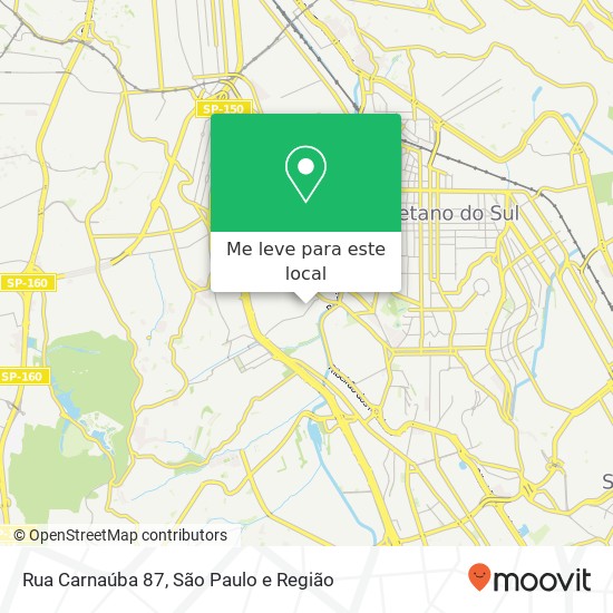 Rua Carnaúba 87 mapa