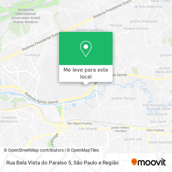 Rua Bela Vista do Paraíso 5 mapa