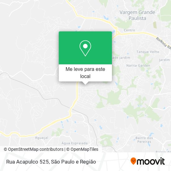 Rua Acapulco 525 mapa