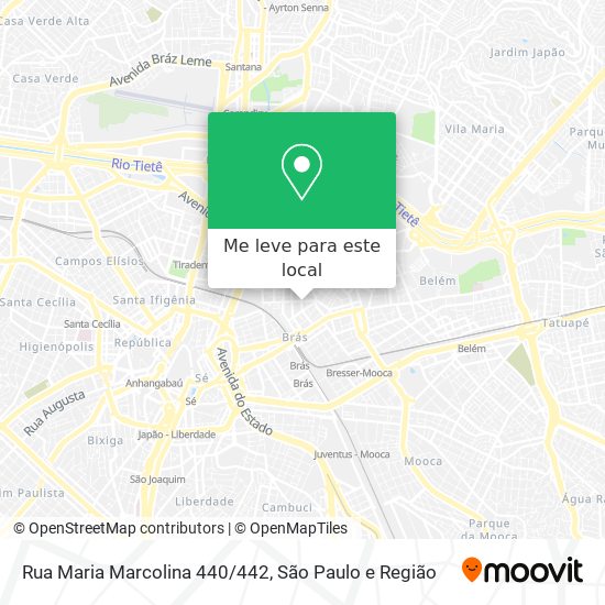 Rua Maria Marcolina 440/442 mapa