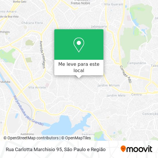 Rua Carlotta Marchisio 95 mapa