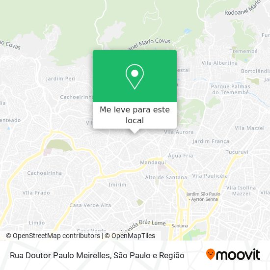 Rua Doutor Paulo Meirelles mapa