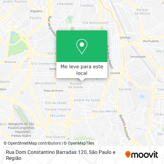Rua Dom Constantino Barradas 120 mapa