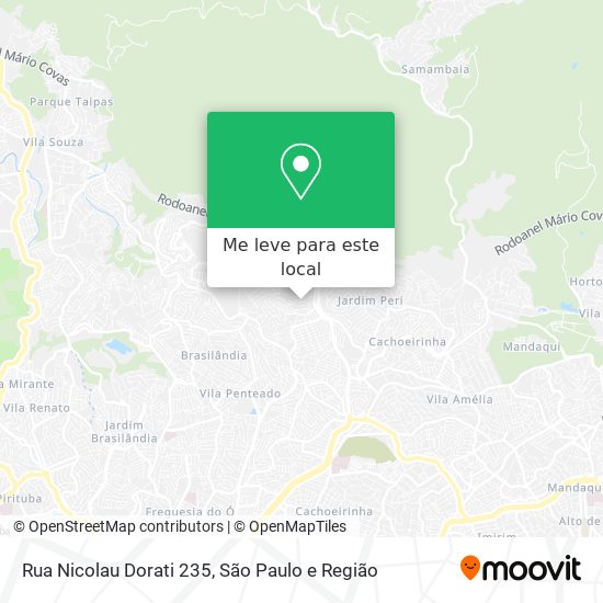 Rua Nicolau Dorati 235 mapa