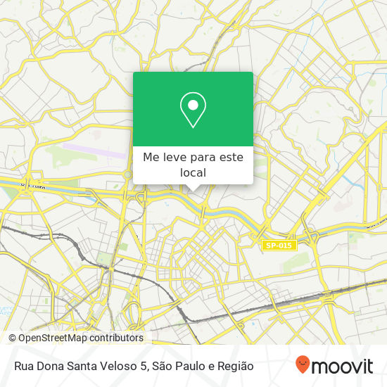 Rua Dona Santa Veloso 5 mapa