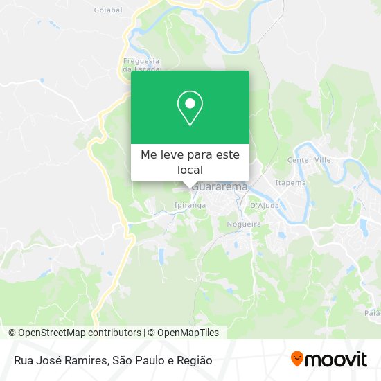 Rua José Ramires mapa