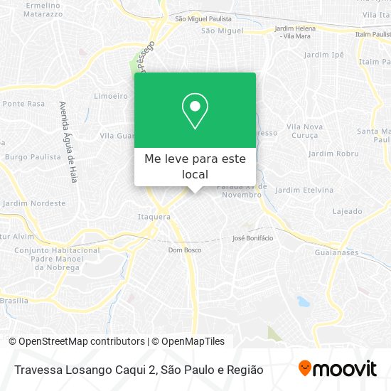 Travessa Losango Caqui 2 mapa