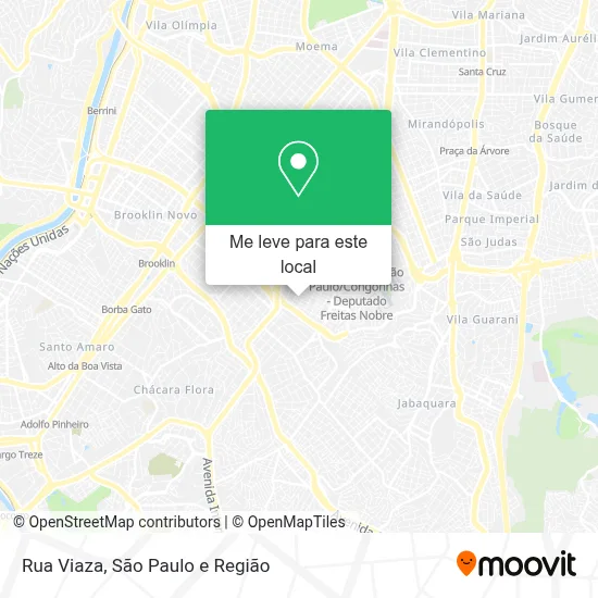 Rua Viaza mapa