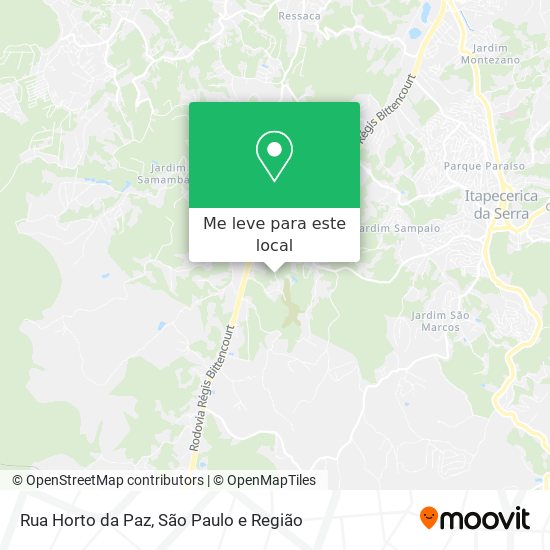 Rua Horto da Paz mapa
