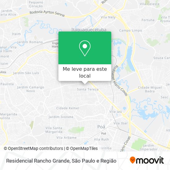 Residencial Rancho Grande mapa