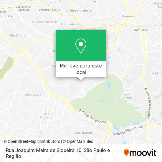 Rua Joaquim Meira de Siqueira 10 mapa