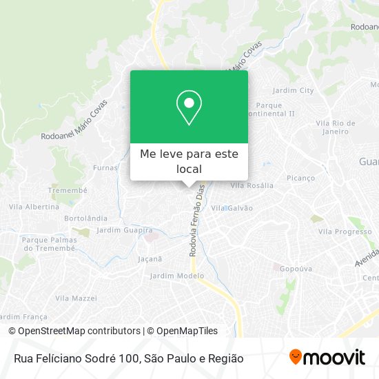 Rua Felíciano Sodré 100 mapa