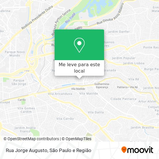 Rua Jorge Augusto mapa