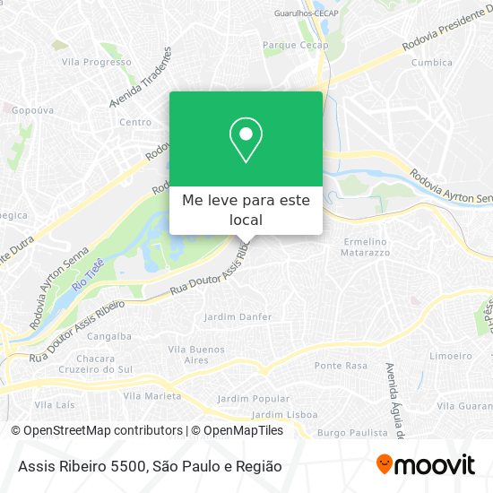 Assis Ribeiro 5500 mapa