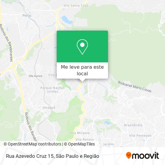 Rua Azevedo Cruz 15 mapa