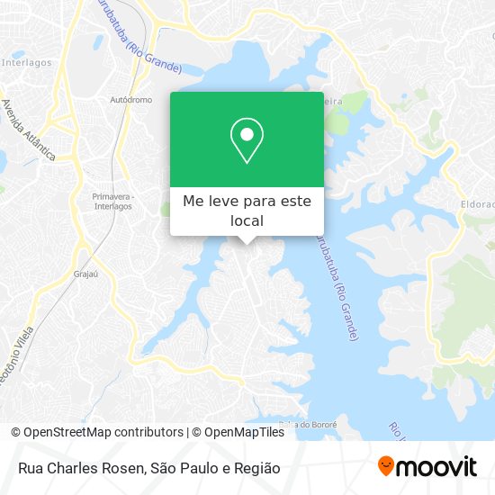 Rua Charles Rosen mapa