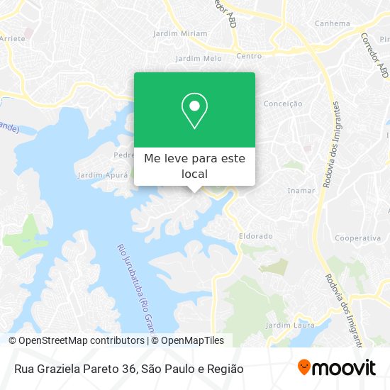 Rua Graziela Pareto 36 mapa