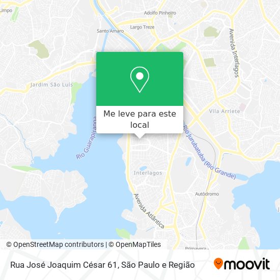 Rua José Joaquim César 61 mapa