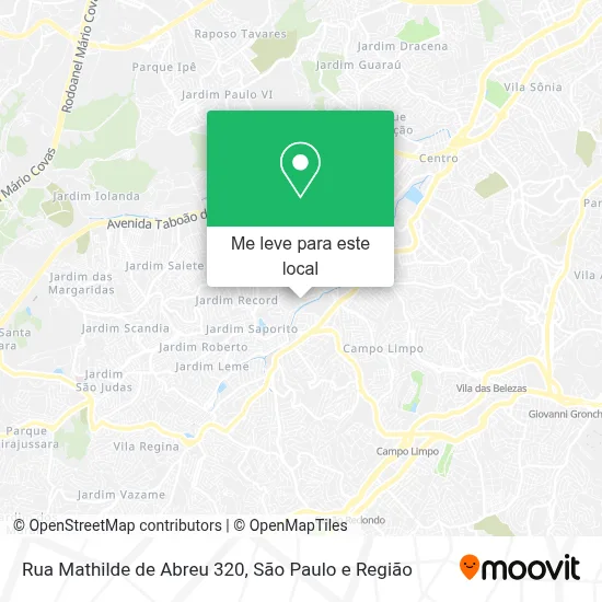 Rua Mathilde de Abreu 320 mapa