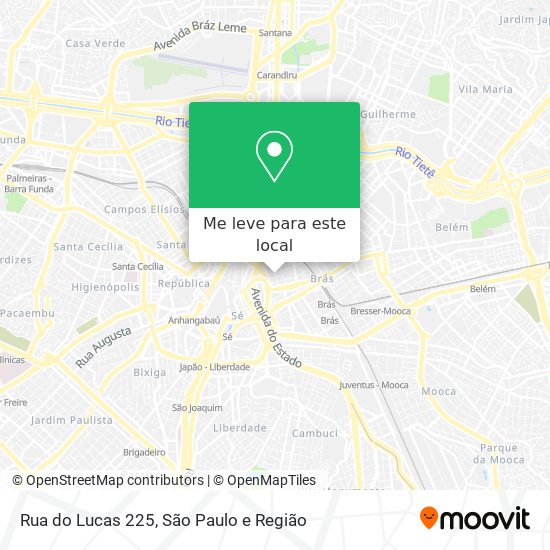 Rua do Lucas 225 mapa