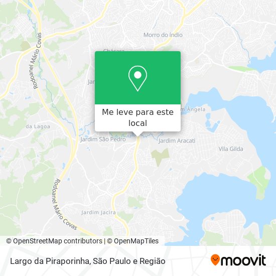 Largo da Piraporinha mapa