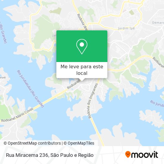 Rua Miracema 236 mapa