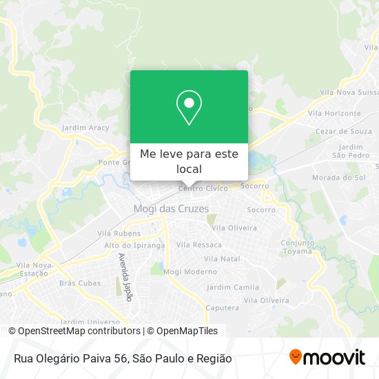 Rua Olegário Paiva 56 mapa