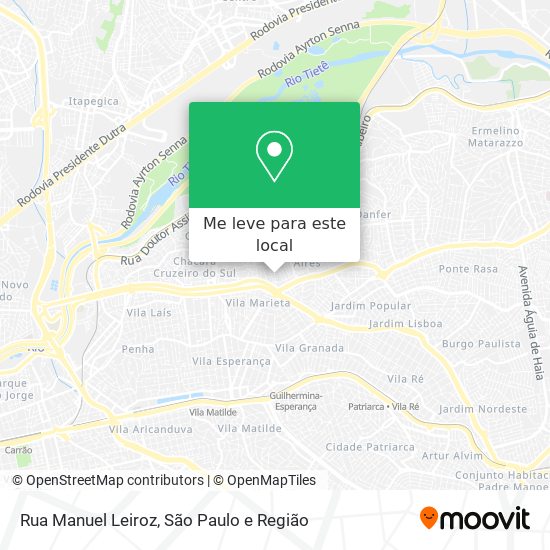 Rua Manuel Leiroz mapa