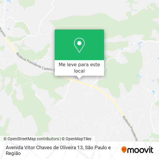 Avenida Vítor Chaves de Oliveira 13 mapa