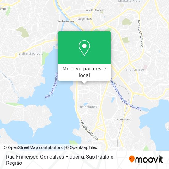 Rua Francisco Gonçalves Figueira mapa