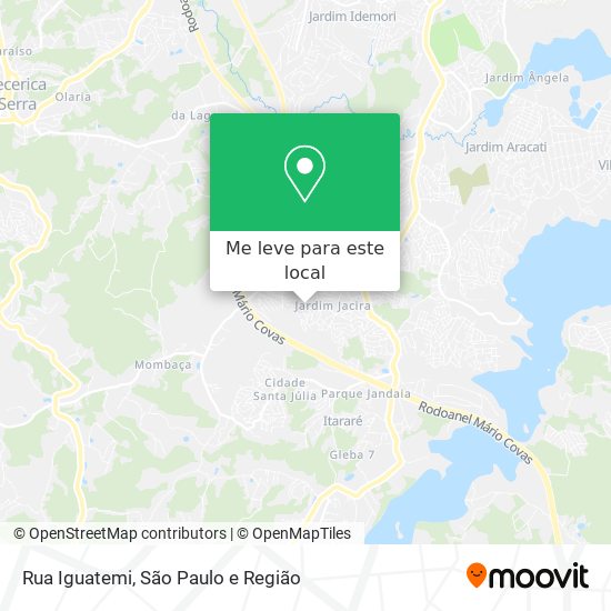 Rua Iguatemi mapa