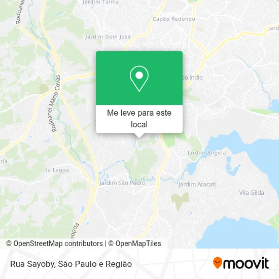 Rua Sayoby mapa