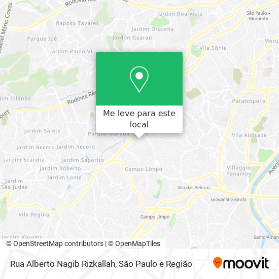Rua Alberto Nagib Rizkallah mapa