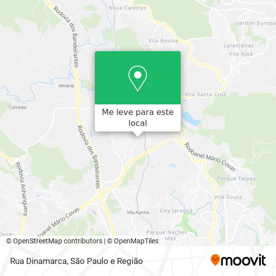 Rua Dinamarca mapa
