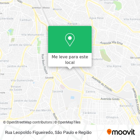 Rua Leopoldo Figueiredo mapa