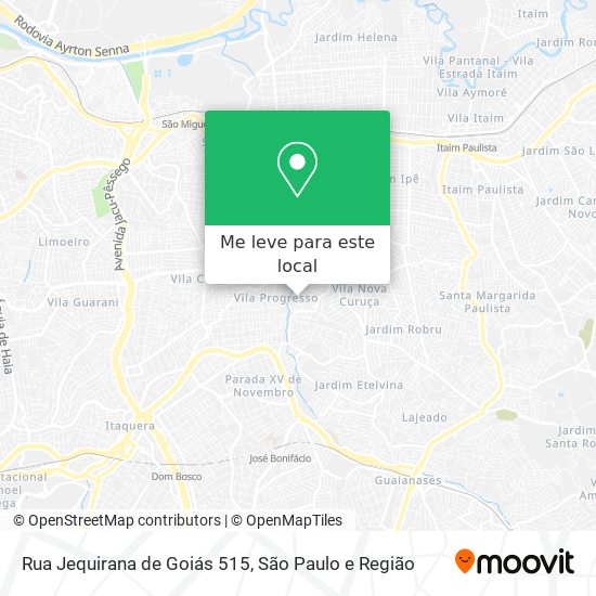 Rua Jequirana de Goiás 515 mapa