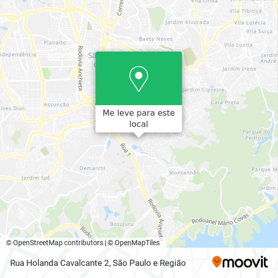 Rua Holanda Cavalcante 2 mapa