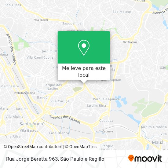 Rua Jorge Beretta 963 mapa