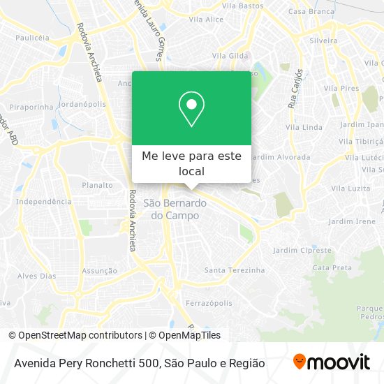 Avenida Pery Ronchetti 500 mapa